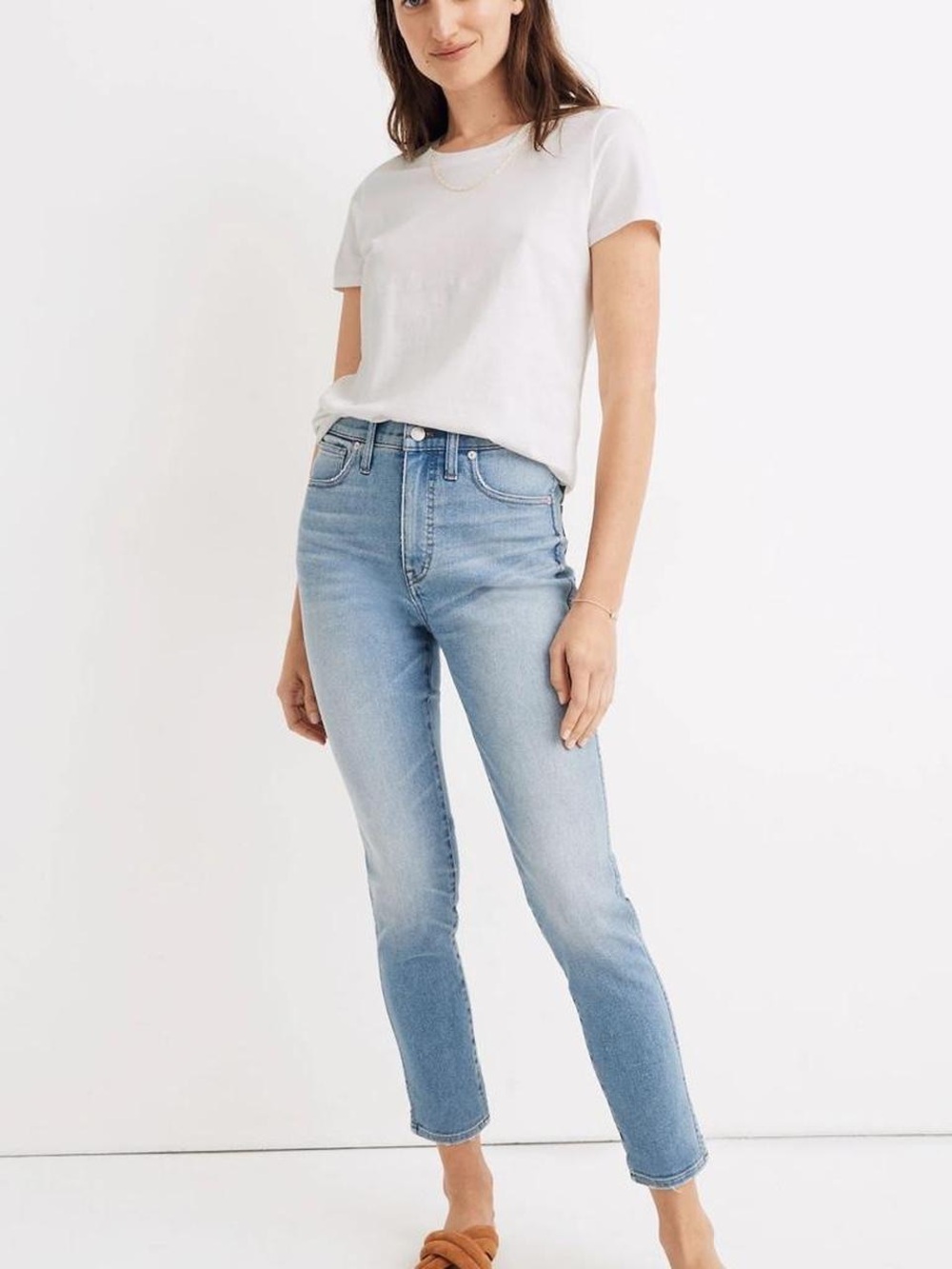 Madewell Light Blue High-Rise Skinny Jeans